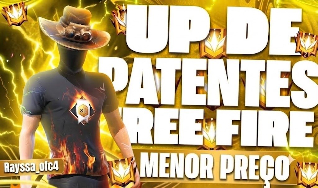 UP DE PATENTE NO FREE FIRE / CS E RANKEADA | MELHOR PREÇO DA GGMAX !!!