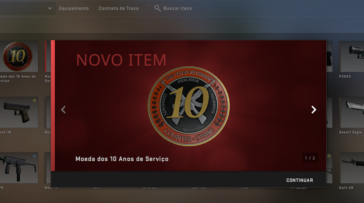 CONTA STEAM ANTIGA - DE 23 ANOS | SETEMBRO | 2003 | Medalhas de 5 e 10 Anos