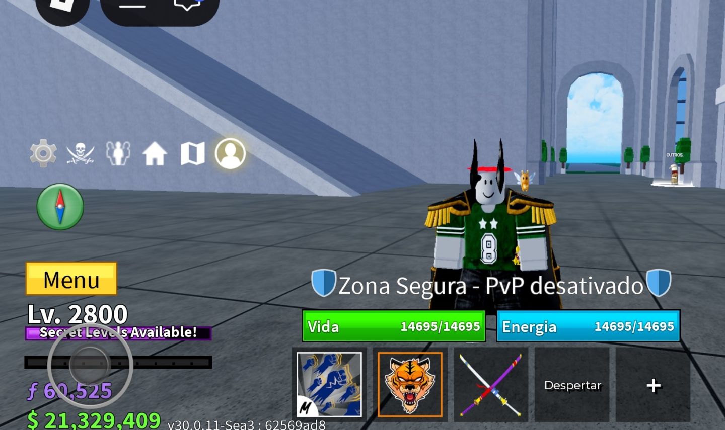 Conta Blox fruits 5 raça v4 full