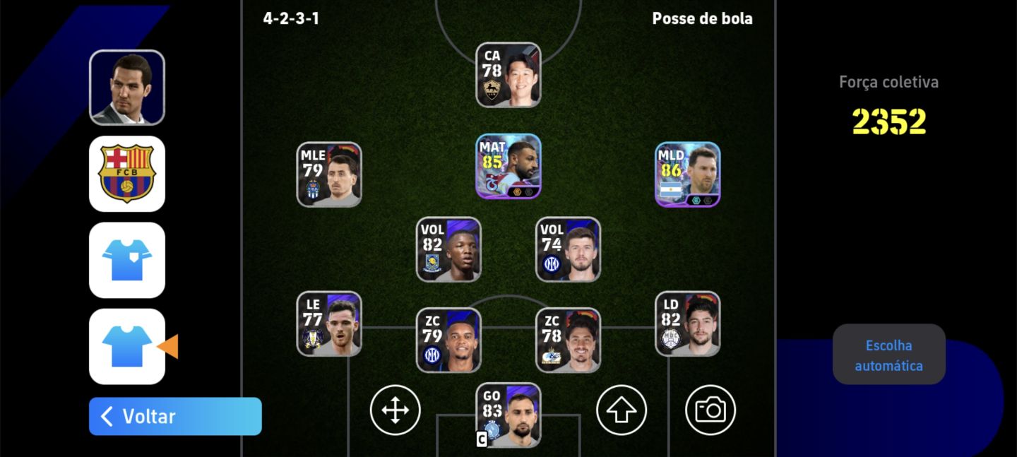 CONTAS COM ÉPICOS PAGOS NO EFOOTBALL MOBILE