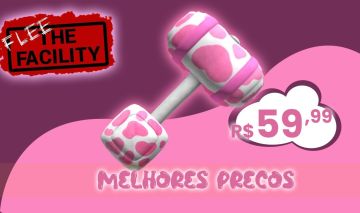 [MELHOR PREÇO] STRAWBERRY MOO PLUSHIE, PARTY BALLOONS - Flee The Facility - FTF