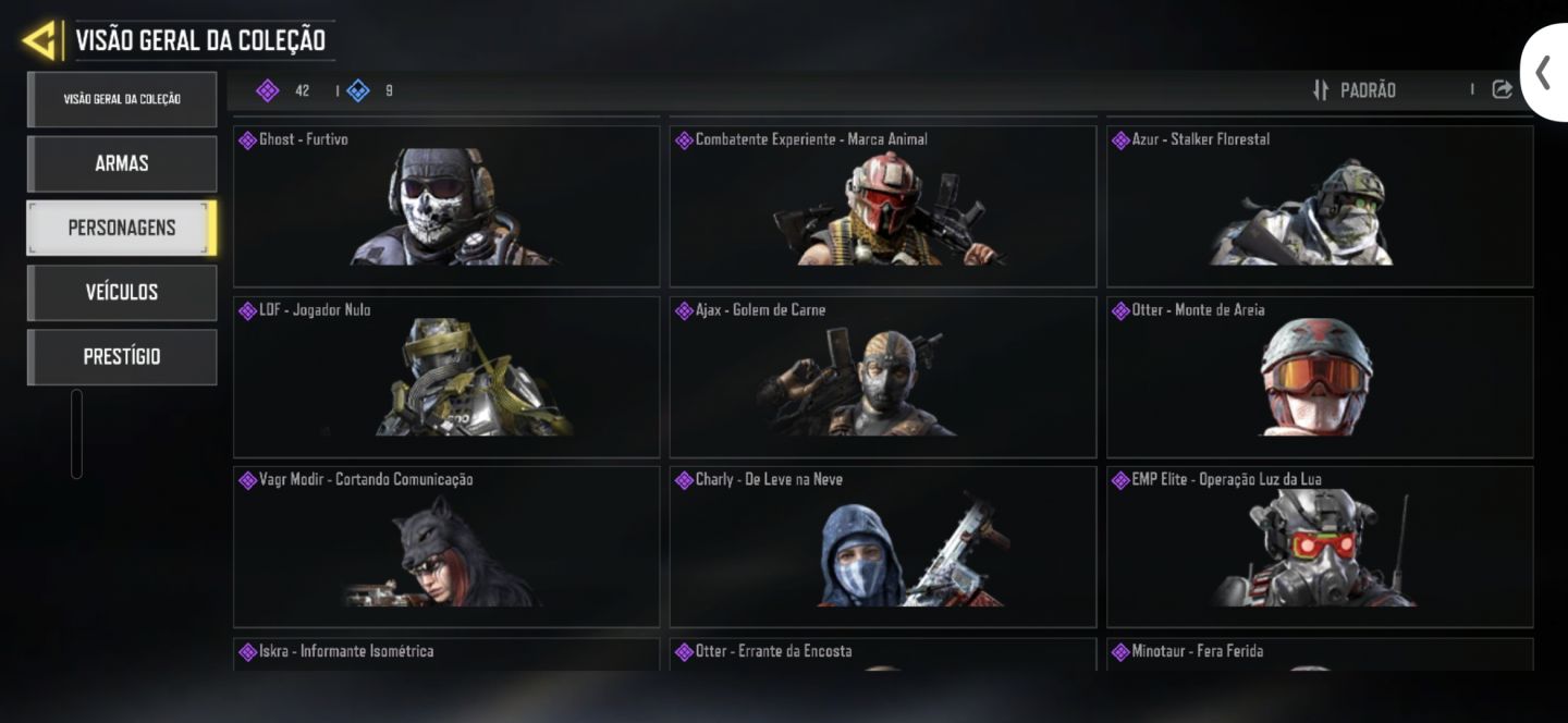 CONTA MUITO BOA DE COD