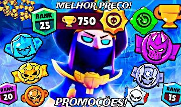 EloJob Brawl Stars - dominio, Trofeus Totais e Muito Mais!