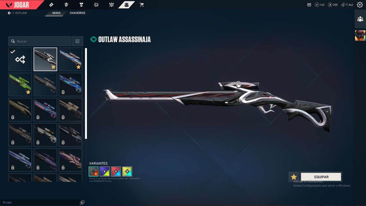 CONTA VALORANT FULL | VANDAL KURONAMI + VANDAL ARCANE + KARAMBIT VCT 2025 + SKIN