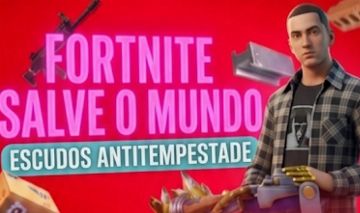 FORTNITE SALVE O MUNDO AJUDA EM ESCUDOS ANTITEMPESTADE
