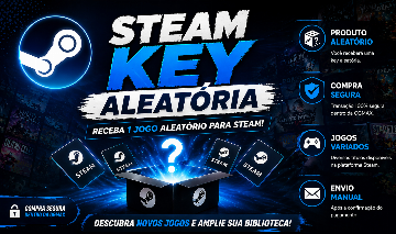 Steam Key Surpresa | Jogo Vale Mais que Você Paga