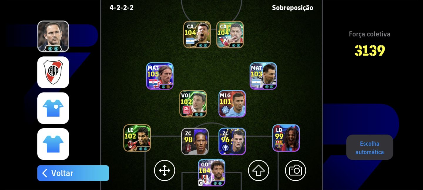 CONTA [EFOOTBALL MOBILE]