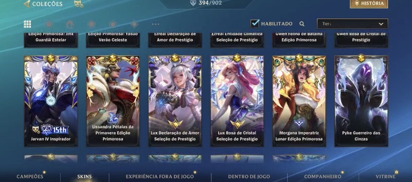 Conta Wild Rift Full gacha ,Todas skins da lux