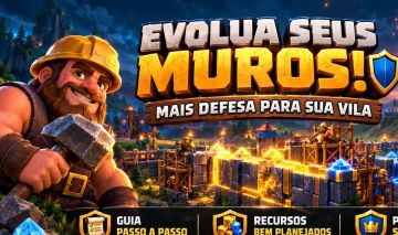 Up Muros Full Cv 6-18 C/progresso Entrega Rápida! Menor Preço do Clash Of Clans