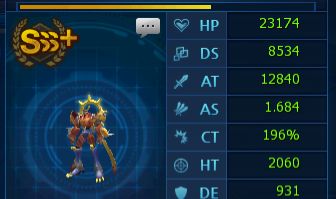 Conta 3 SSS+ SET HT CT BOX ACC LADMO OMEGA - DIGIMON MASTERS ONLINE