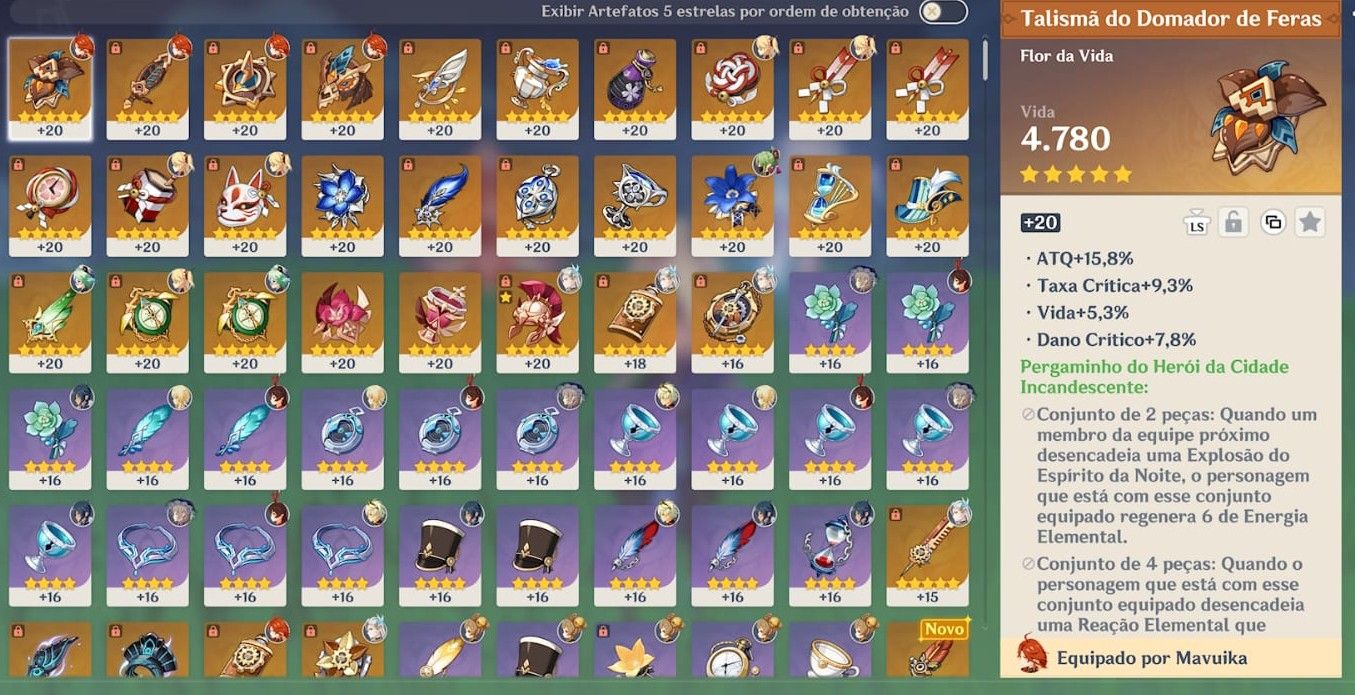 1 x CONTA NEUVILETTE + ARMA + ARMA DO XIAO+ Mavuika