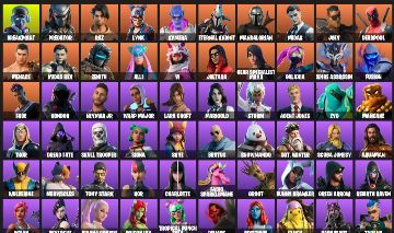 CONTA FORTNITE - 137 SKINS | DeadPool, MariGold, SkullTroper, DeadPool, Midas