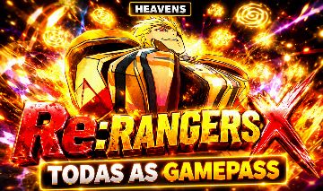(MENOR PREÇO) Re:Rangers X | VIP + Shiny Hunter + Premium