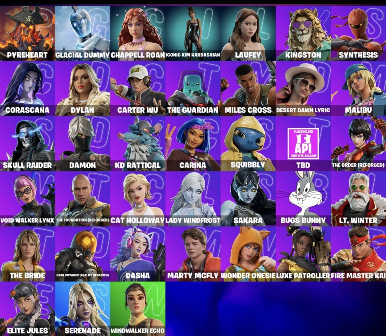 Conta de fortnite com skins tryhard é boa pra começar e jogar campeonatos