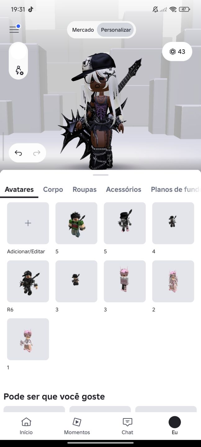 Conta de Roblox