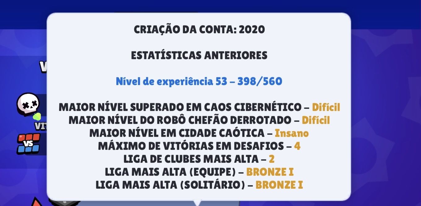 CONTA BRAWL STARS RARA (CRIADA EM 2020) 13.3K TROFÉUS | 112 SKINS