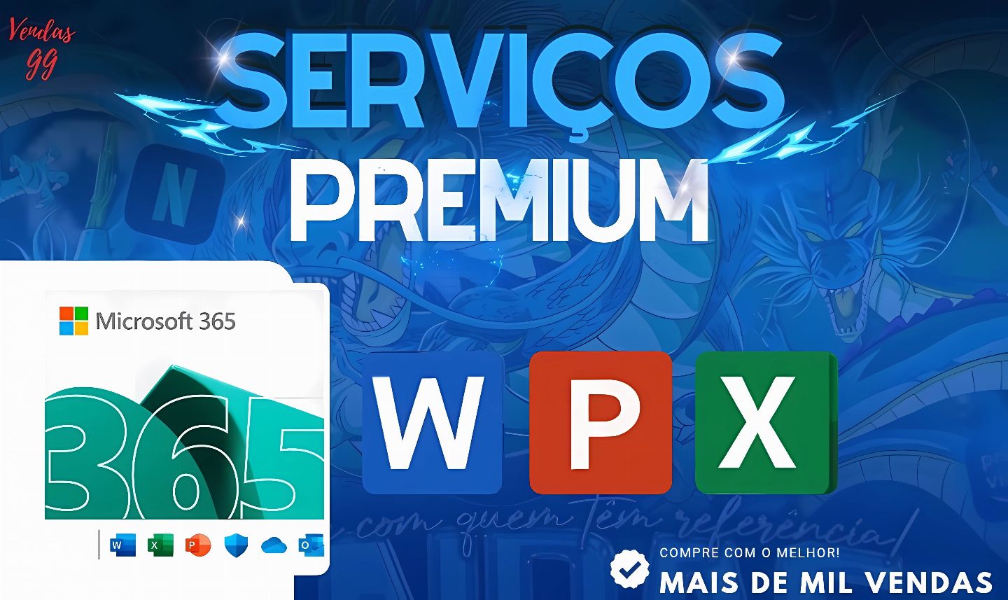 Microsoft Office 365 - Assinatura Premium, 1tb de armazenamento