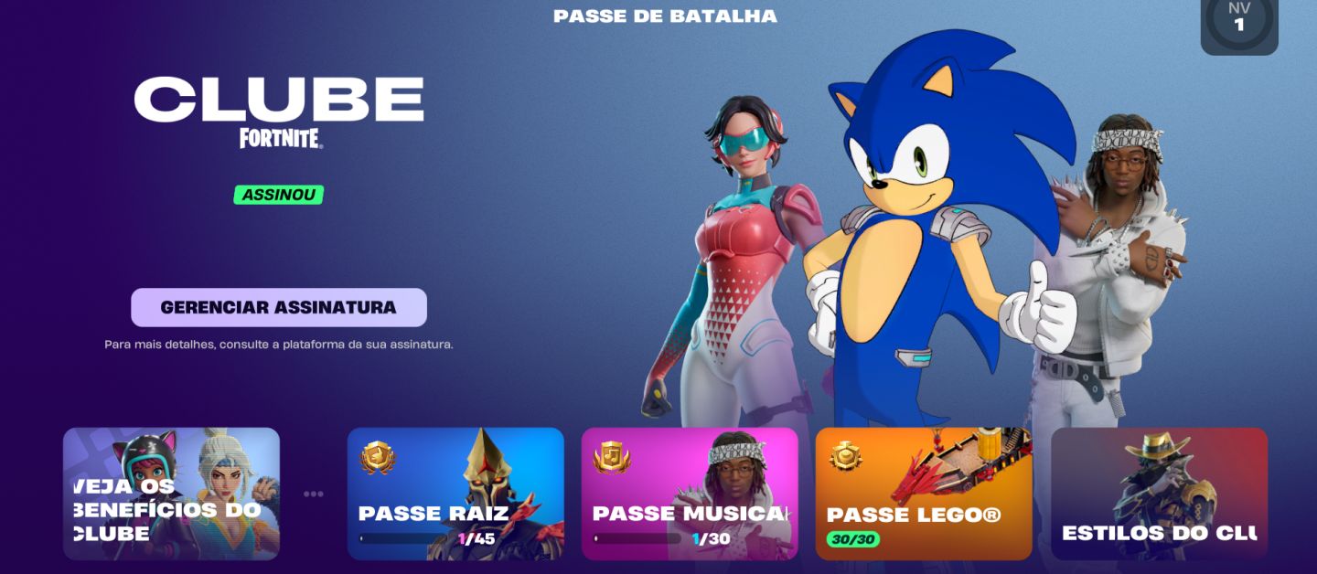 Conta de fortnite com 34 skins 1200vbucks
