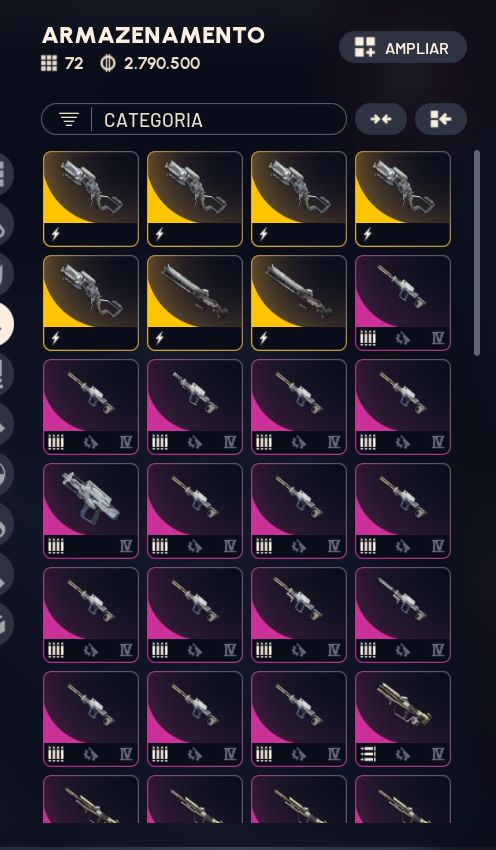 MEU INVENTÁRIO MAIS DE 10M STASH
