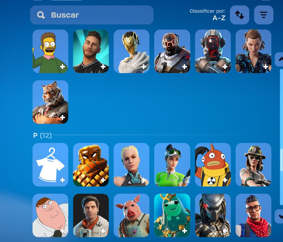 CONTA FORTNITE ARMÁRIO +100 SKINS