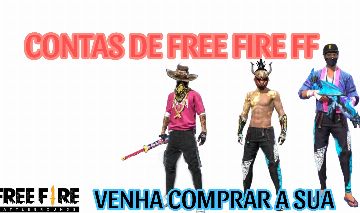 CONTAS FREE FIRE ITENS OU DIAMANTES FF