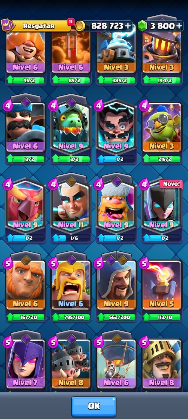 Clash Royale: Conta full 4,05K Gemas, 4722 Troféus