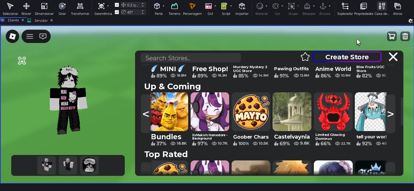 PLACE CATÁLOGO ROBLOX COMPLETO | ROBLOX STUDIO | MAPA + SISTEMAS