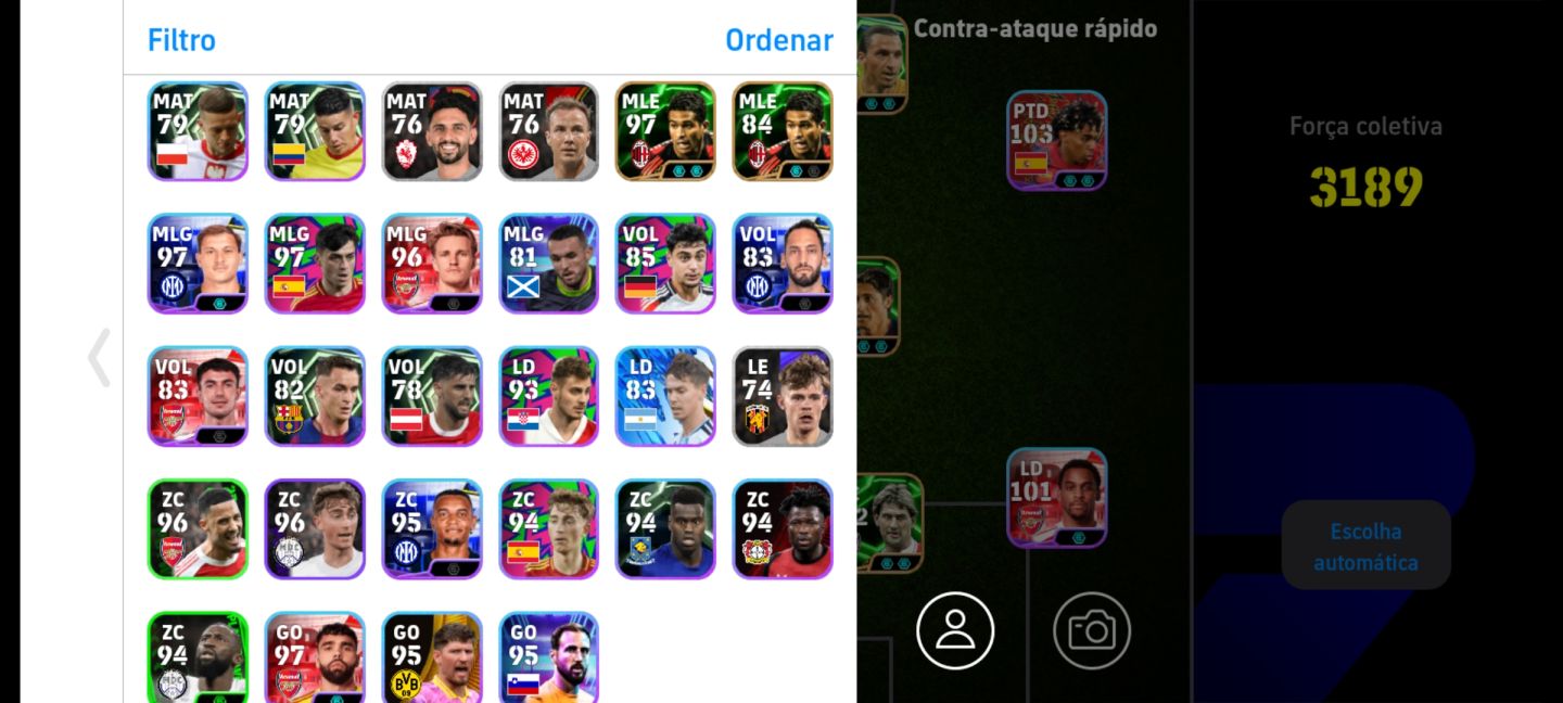 Conta de Efootball 3182 com Ibra + Neymar Blitz e Doué e mbappé..manda mensagem
