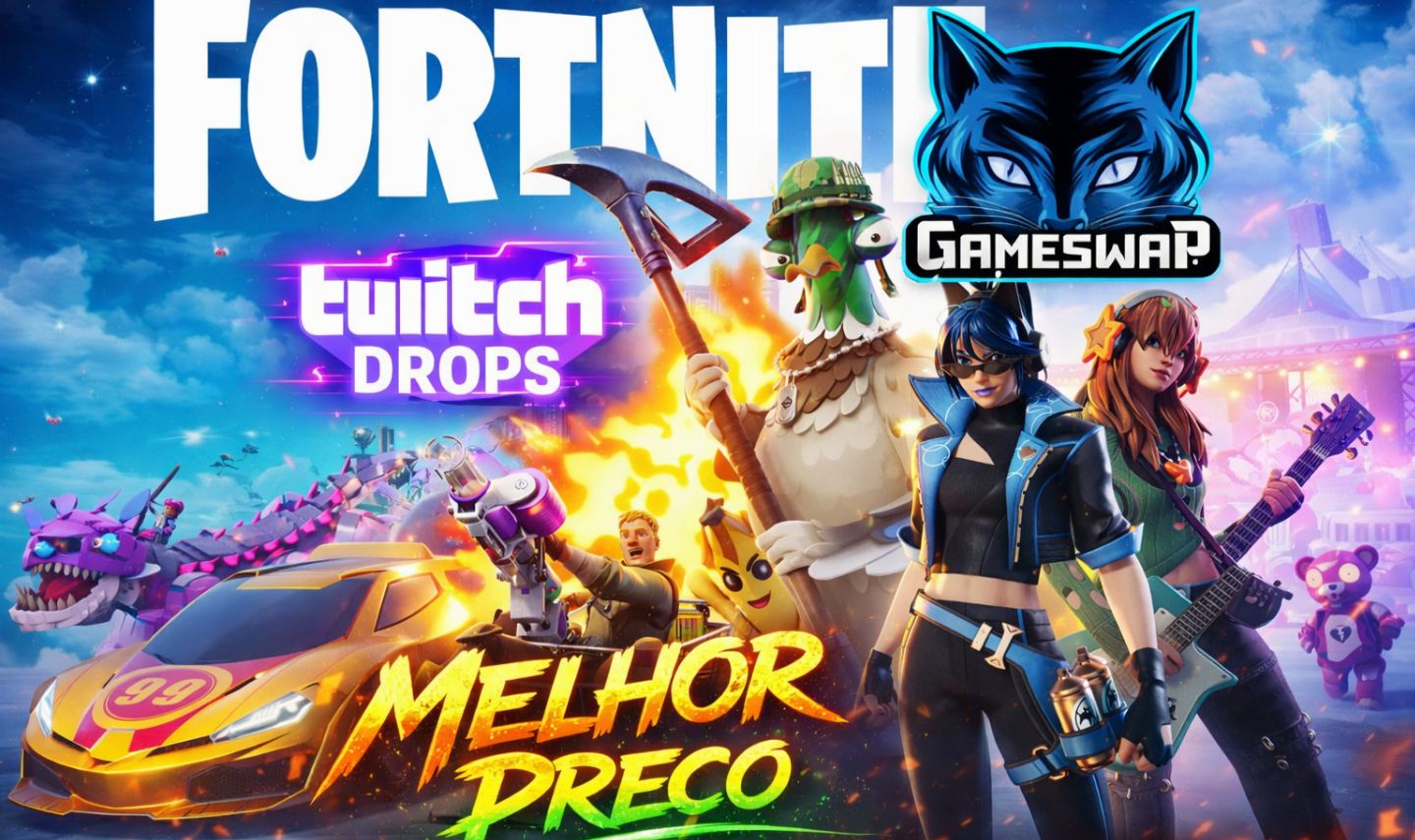 [Melhor preço] Twitch Drops Fortnite - Mais barato da plataforma