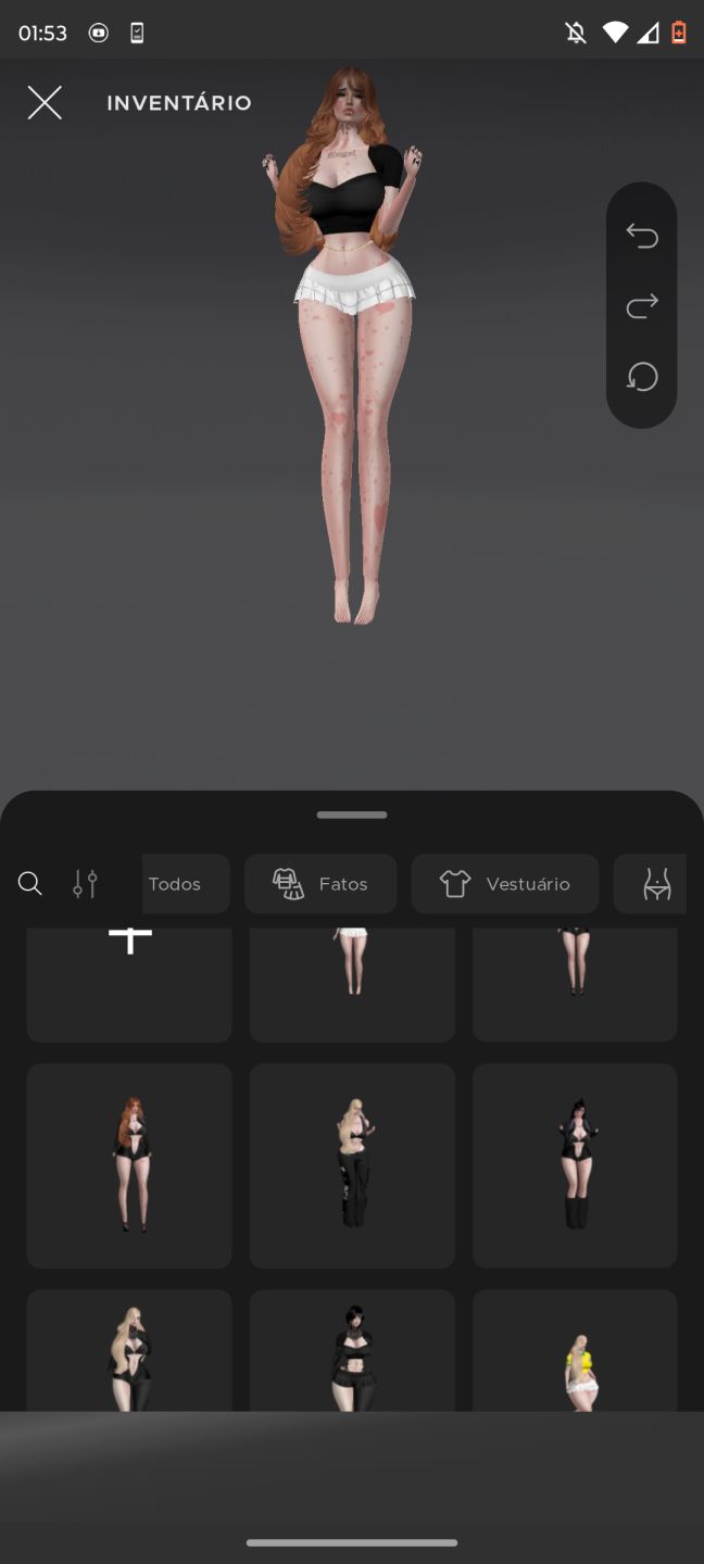 CONTA IMVU BASTANTE ITENS COM AGE E COM ALGUM SEGUIDORES
