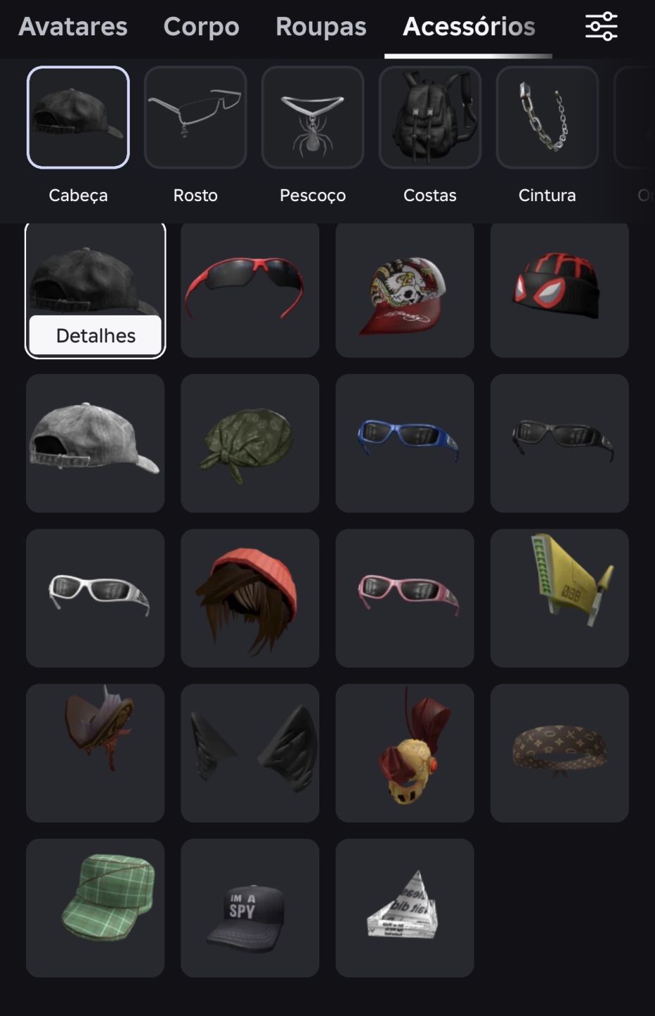 Conta Roblox com Skins, Robux e Gamepasses