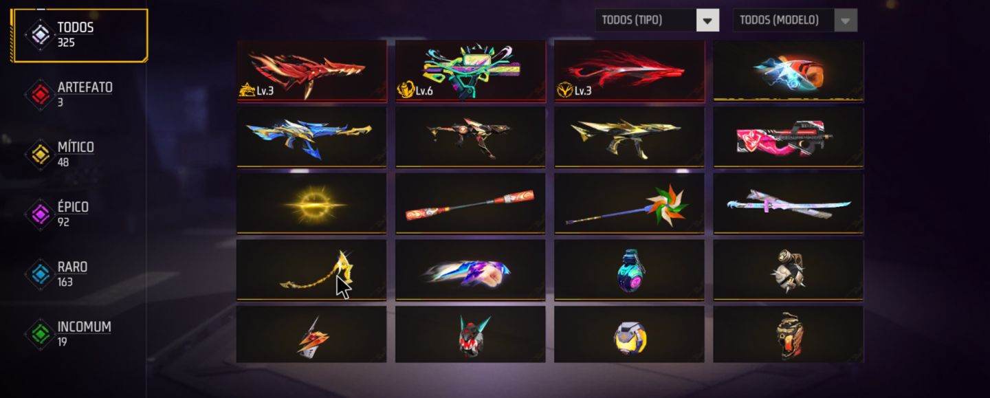 Conta free fire