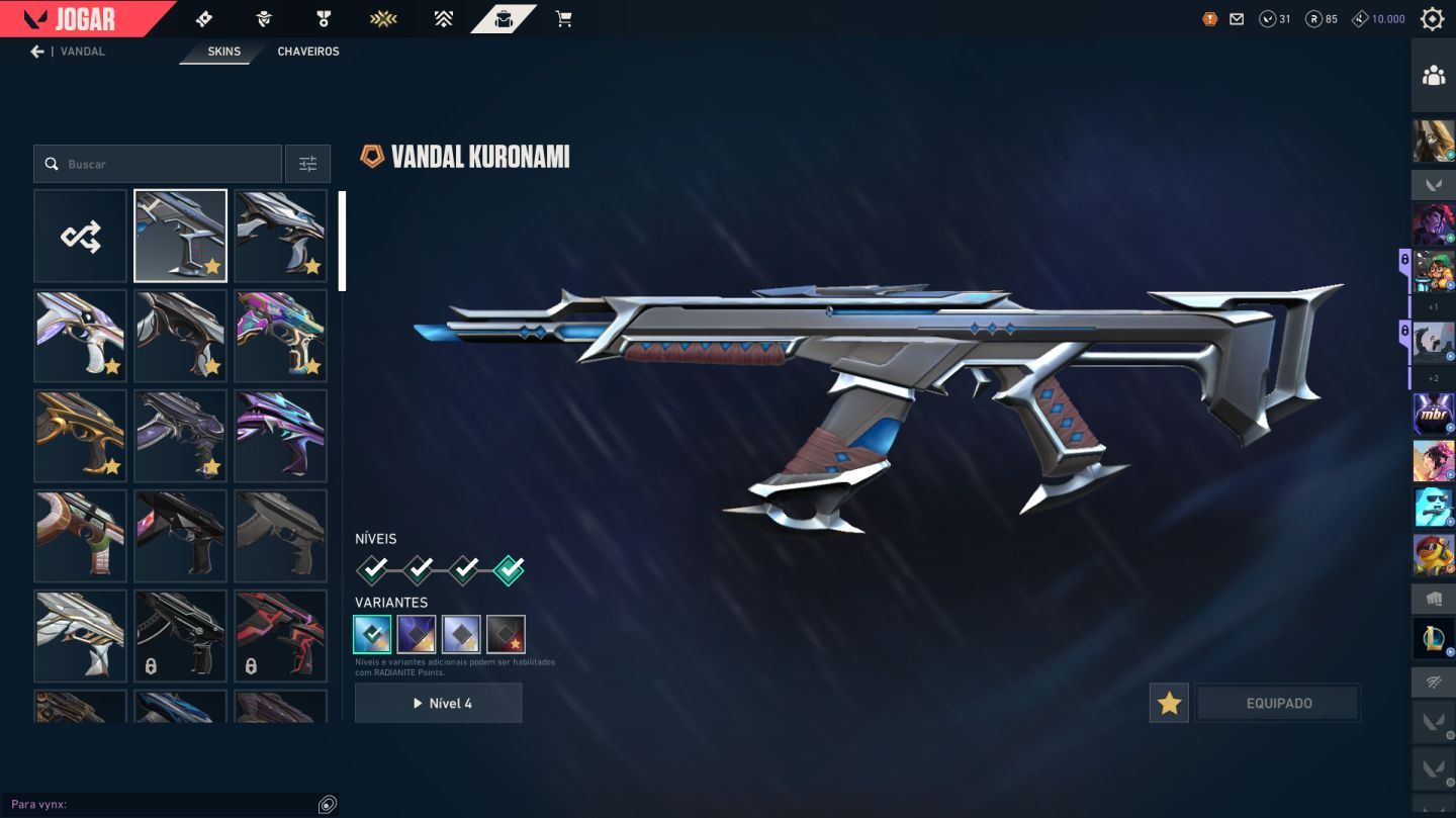 CONTA VALORANT 3K GASTO (negociavel)