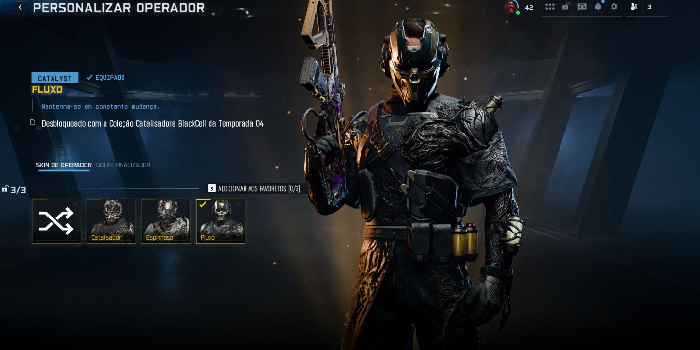 CONTA WARZONE IRIDESCENTE E MUITA SKIN