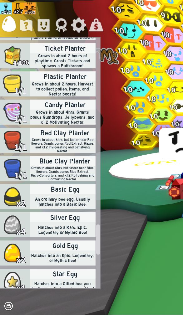 Conta Bee Swarm Simulator | 47 Abelhas Lv.10 | 13 Miticas | 6 De Evento