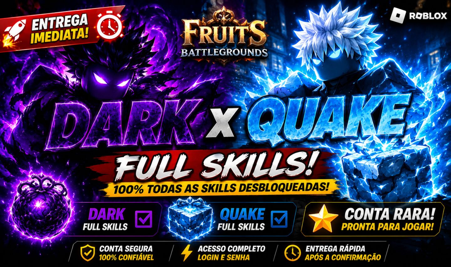 CONTA RARA! DARK X QUAKE FULL SKILLS (TODAS AS SKILLS)