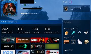 Conta Steam Nv 71 | 202 Jogos | VÁRIOS AAA (FULL ACESSO)