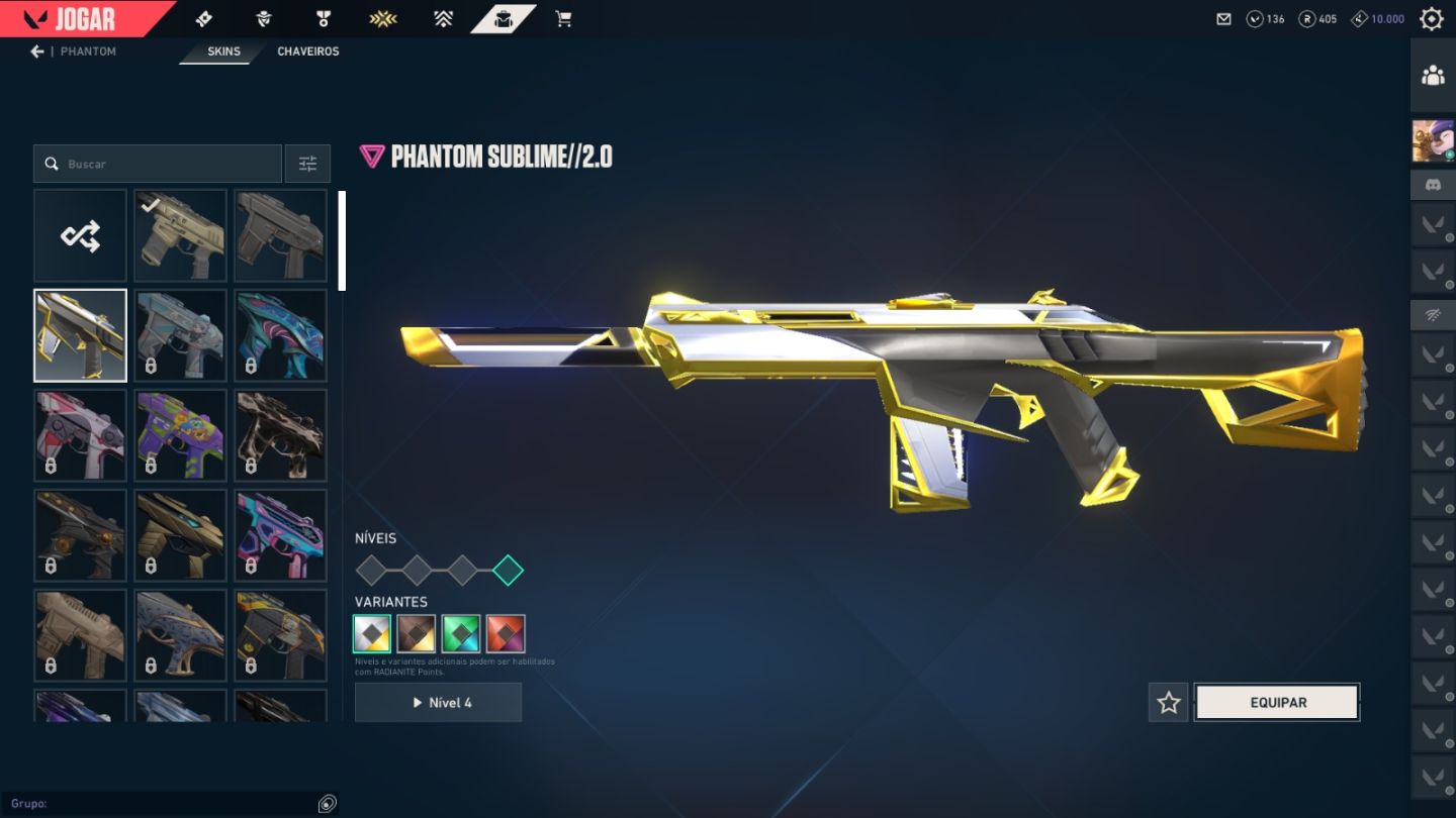 CONTA VALORANT PEAK ASCEDENTE 3 COM MUITAS SKINS TOP TIER