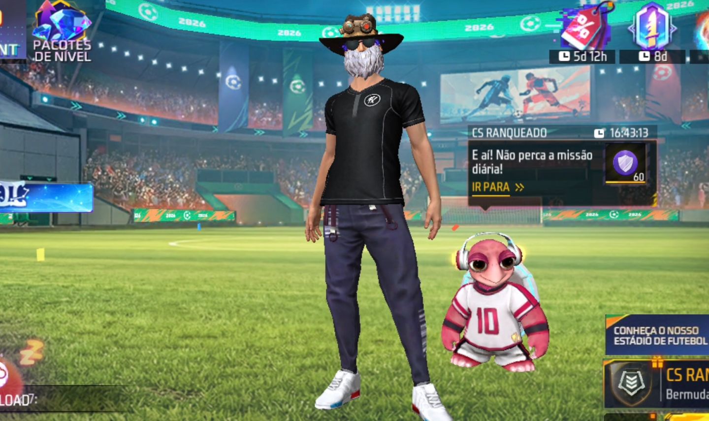 Conta gemada e antiga free fire