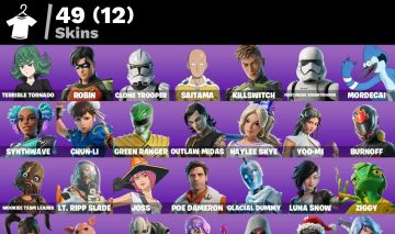 CONTA DE FORTNITE 49 SKINS 92 PICARETAS + 25 JOGOS