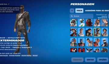 CONTA COM 58 SKINS (SKIN EXTERMINADOR, PICARETA GALIO GÉLIDO, SATORU GOJO)