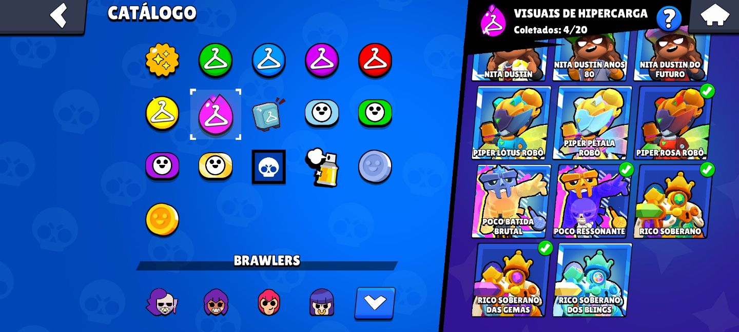 [40 HIPERCARGAS!] 174 SKINS + 76 BRAWLERS + 36.821 BLINGS - BRAWL STARS + BARATO