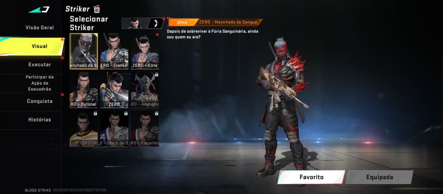Conta de blood strike pra quem quer começar Tam skins de faca etc nível 44