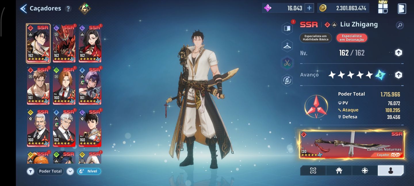 Conta Solo Leveling Arise END GAME 11MM de Poder