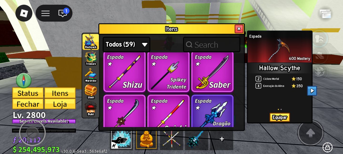 Conta Blox Fruits | Dragon Perm, Ice Perm + Todas Raças V4 Full