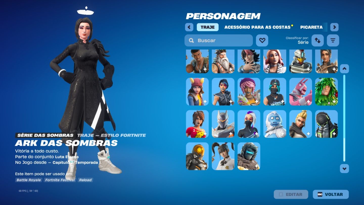 Conta fortnite