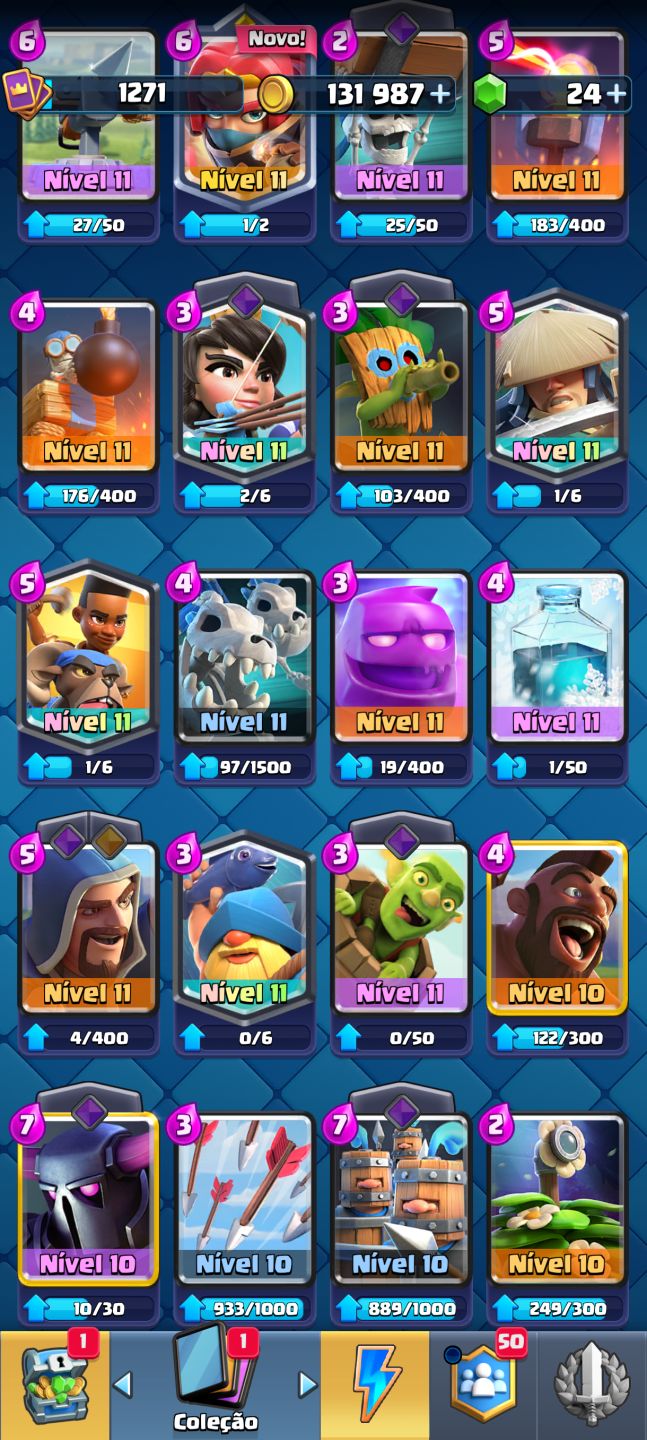 Conta Clash Royale
