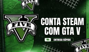 Conta Steam Com Gta V Instalavel | Original | Mais Barato