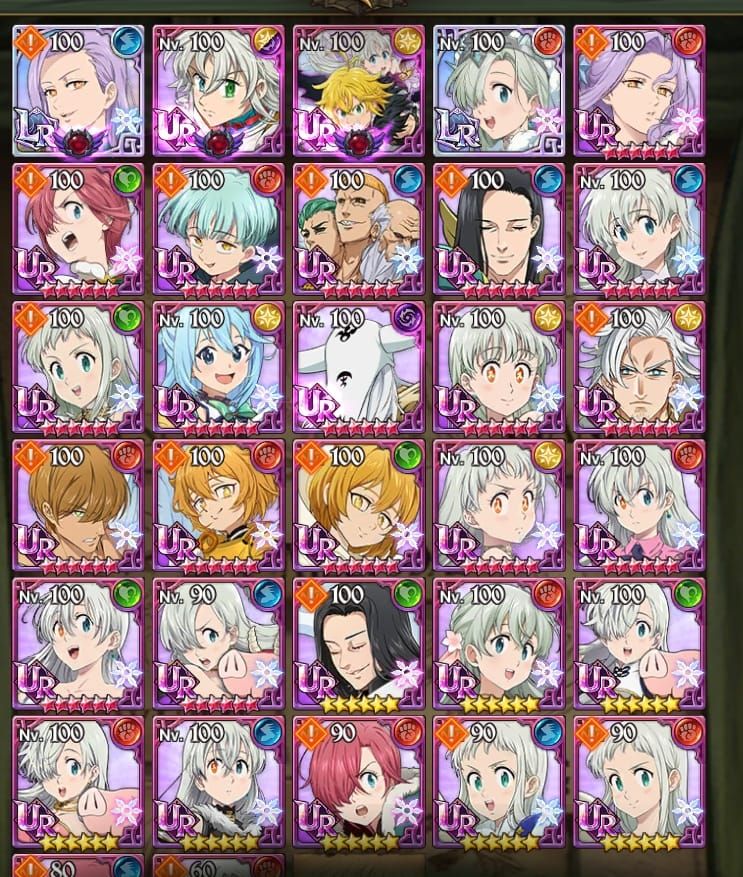 CONTA THE SEVEN DEADLY SINS: GRAND CROSS, 13M CC BOX + e DIVERSAS COLLABS!