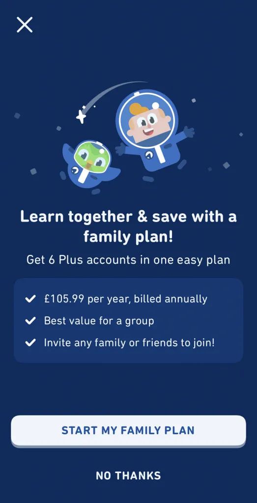 1 Mês DUOLINGO SUPER - ATIVAÇÃO NA SUA CONTA - ENTREGA AUTOMATICA